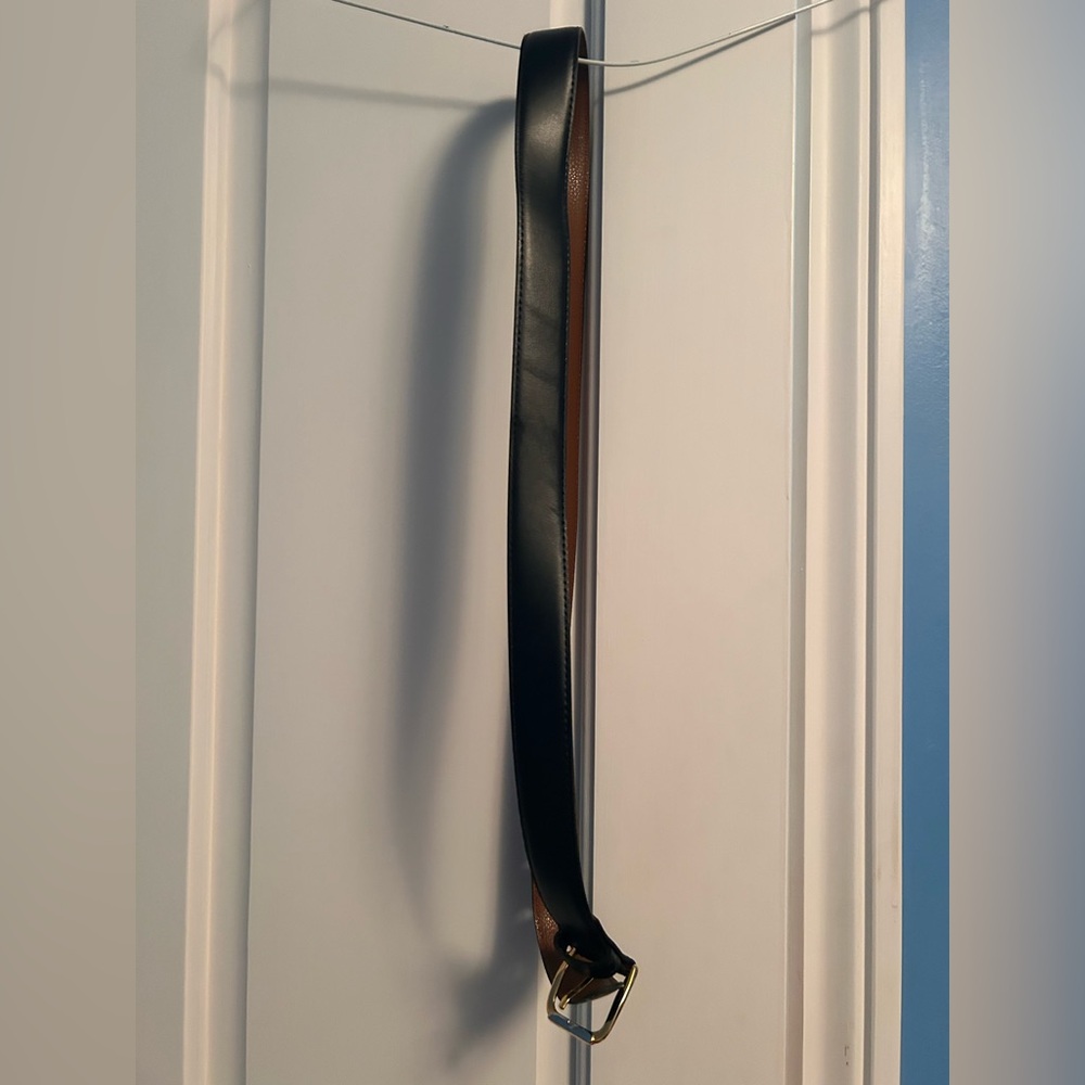 Black Protocol Leather belt